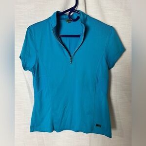 Swing Women’s Golf Shirt Turquoise Athletic Women's S Tennis Pickleball